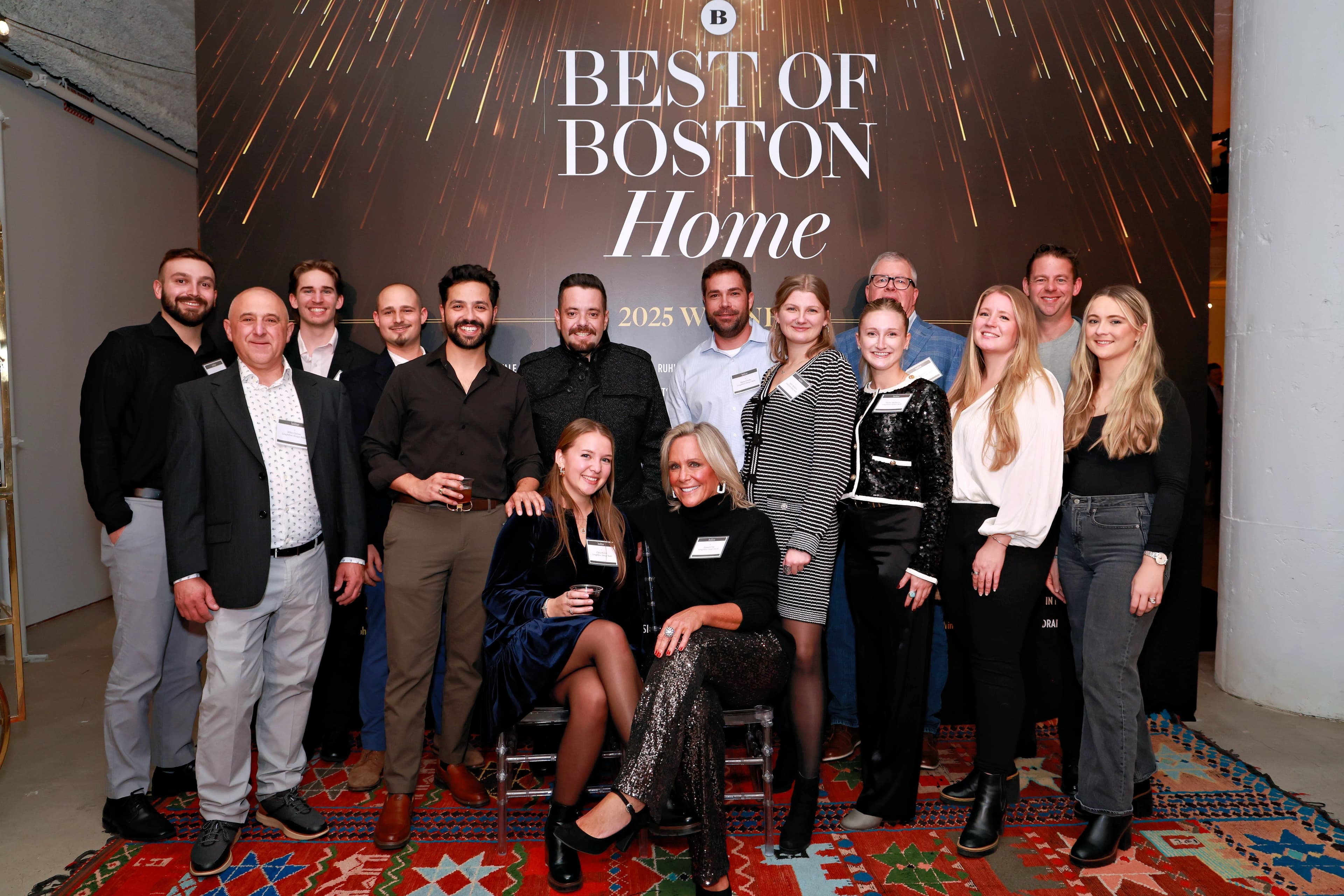 The Longfellow Design Build team at the Best of Boston Home 2025 awards