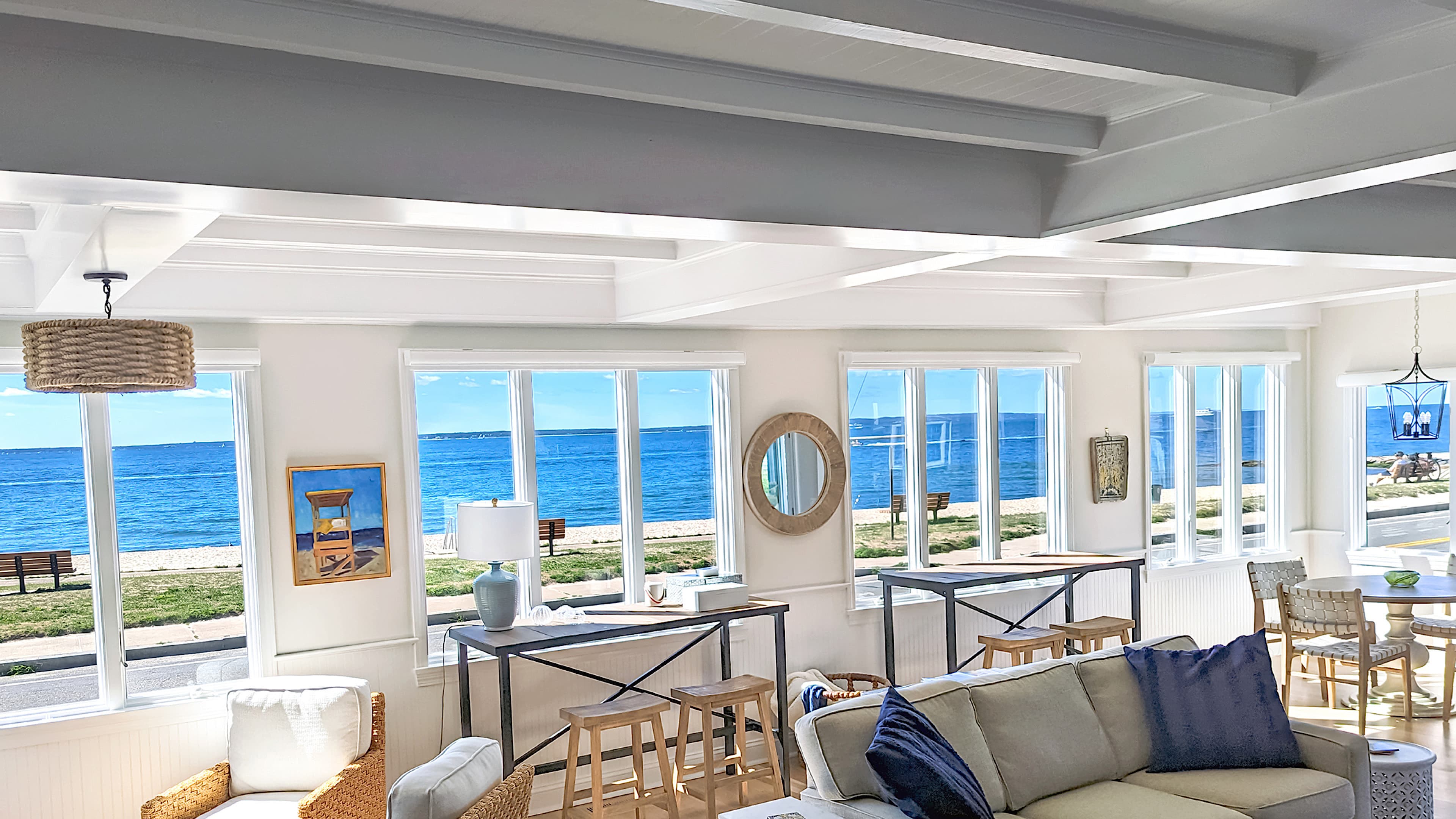 Coastal home by Longfellow Design Build